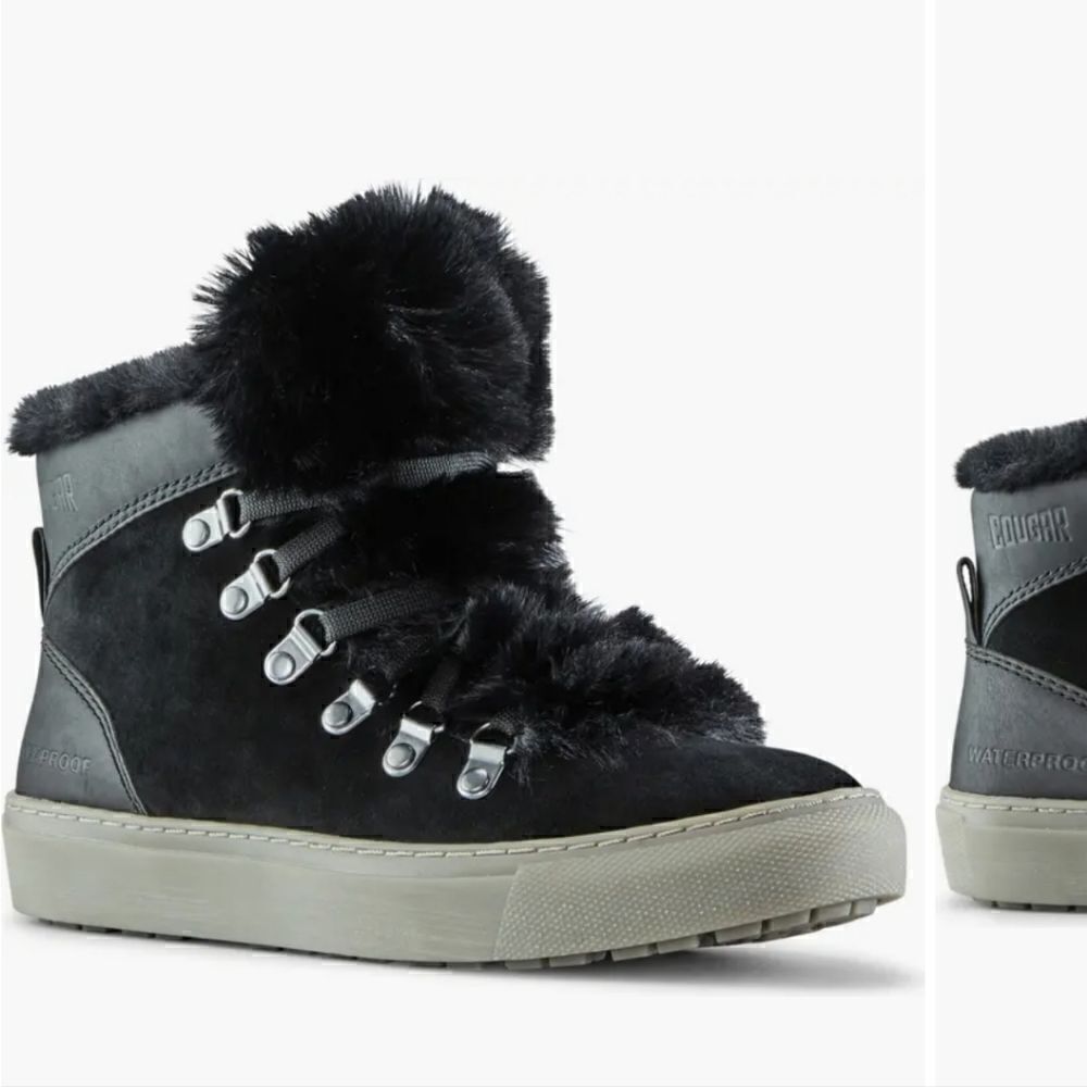 Daniel Faux fur trim Winter waterproof  boots